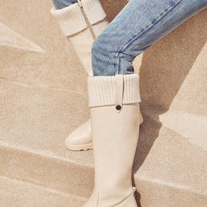 Demi Fold-Over Lug Sole Boot